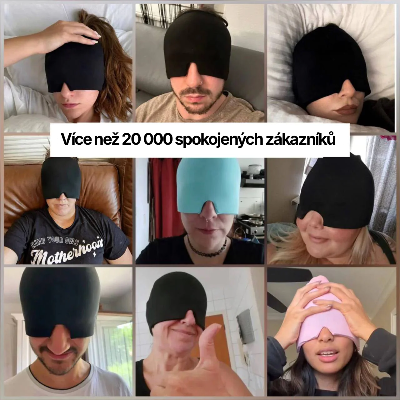 Terapeutická maska BezTlaku™ – vaše záchrana při migréně.